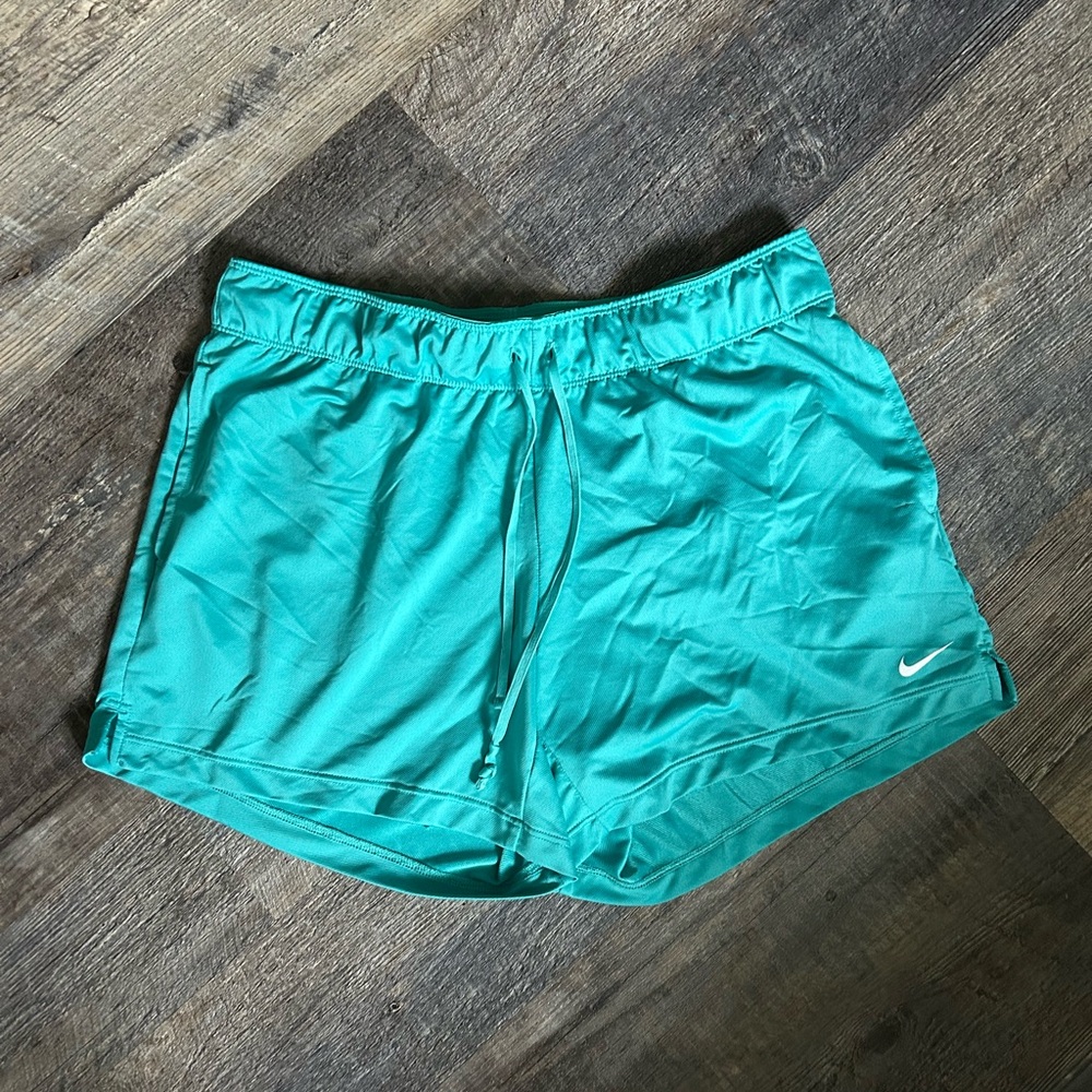 Nike Blue Athletic Shorts Moisture-Wicking Lightweight